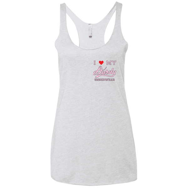 Durdy Underwear Next Level Ladies' Triblend Racerback Tank