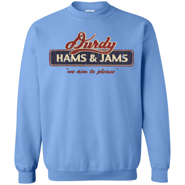 Durdy Hams & Jams Gildan Crewneck Pullover Sweatshirt  8 oz.