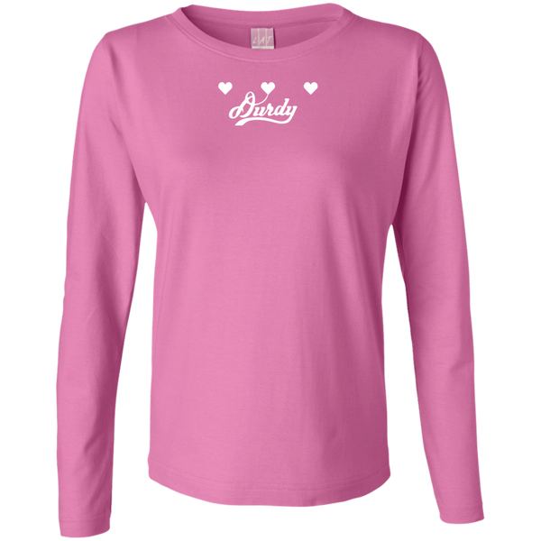 Triple Heart Durdy LAT Ladies' LS Cotton T-Shirt