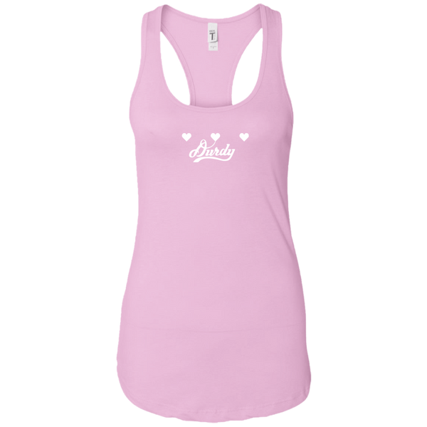 Triple Heart Durdy Next Level Ladies Ideal Racerback Tank