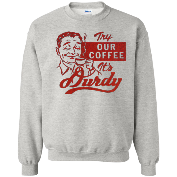 Durdy Coffee Gildan Crewneck Pullover Sweatshirt  8 oz.