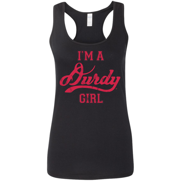 Durdy Girl Gildan Ladies' Softstyle Racerback Tank
