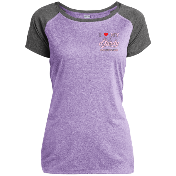 Durdy Underwear Sport-Tek Ladies Heather on Heather Performance T-Shirt