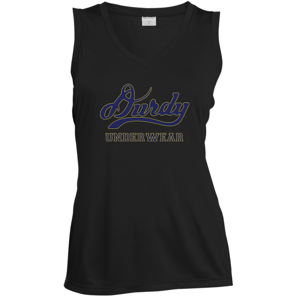 Durdy Underwear Sport-Tek Ladies' Sleeveless Moisture Absorbing V-Neck