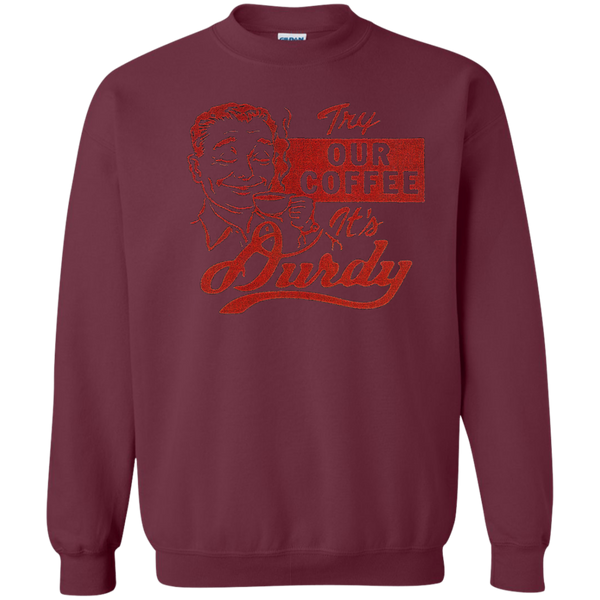 Durdy Coffee Gildan Crewneck Pullover Sweatshirt  8 oz.