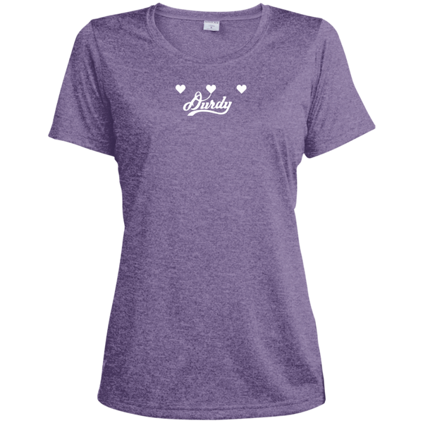 Triple Heart Durdy Sport-Tek Ladies' Heather Dri-Fit Moisture-Wicking T-Shirt