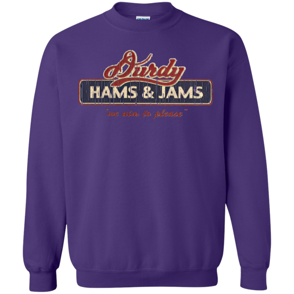 Durdy Hams & Jams Gildan Crewneck Pullover Sweatshirt  8 oz.
