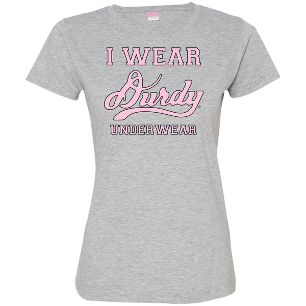 I Wear Durdy Underwear Ladies' Fine Jersey T-Shirt