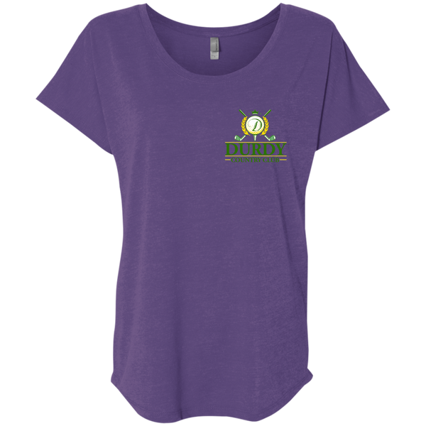 Durdy Country Club Ladies' Triblend Dolman Sleeve