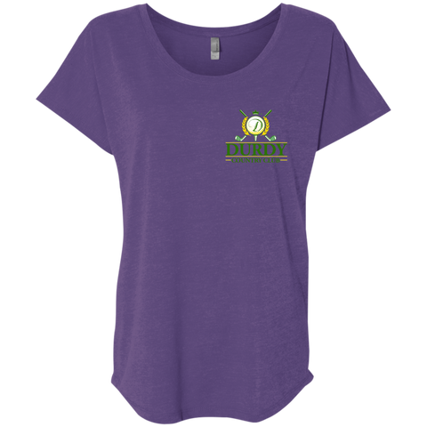 Durdy Country Club Ladies' Triblend Dolman Sleeve