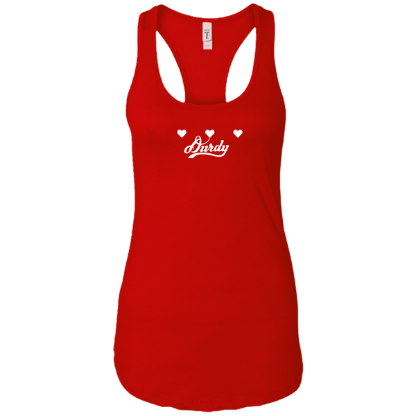 Triple Heart Durdy Next Level Ladies Ideal Racerback Tank