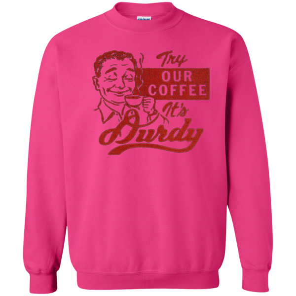 Durdy Coffee Gildan Crewneck Pullover Sweatshirt  8 oz.