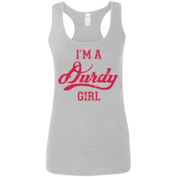 Durdy Girl Gildan Ladies' Softstyle Racerback Tank