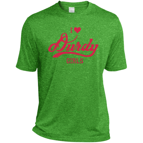 Love Durdy Girls Sport-Tek Tall Heather Dri-Fit Moisture-Wicking T-Shirt