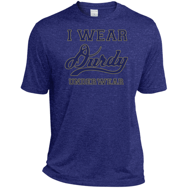I Wear Durdy Underwear Sport-Tek Heather Dri-Fit Moisture-Wicking T-Shirt