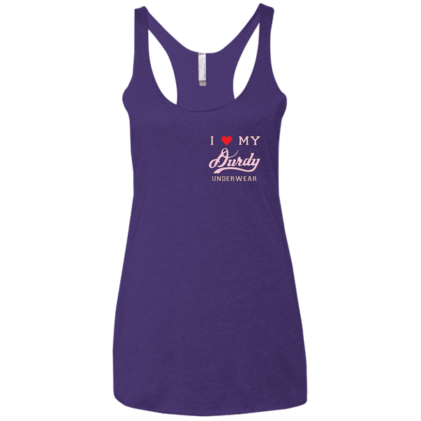 Durdy Underwear Next Level Ladies' Triblend Racerback Tank