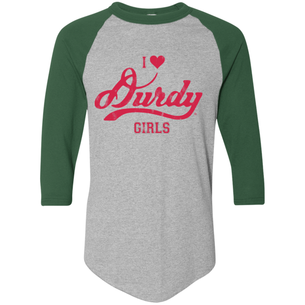 Love Durdy Girls Augusta Colorblock Raglan Jersey