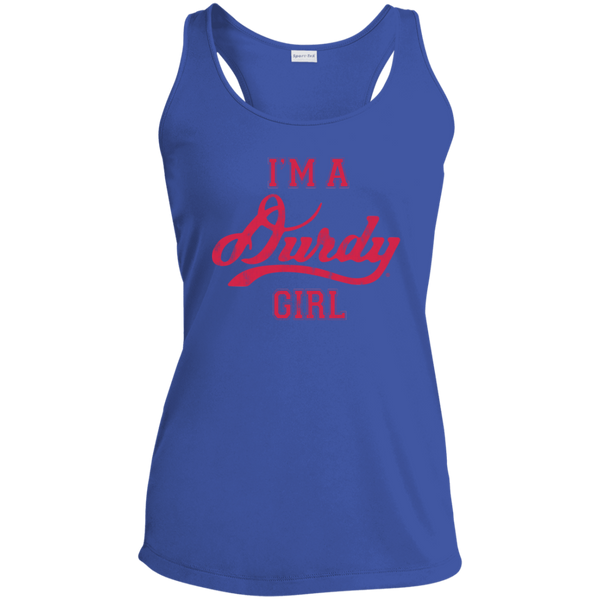Durdy Girl Sport-Tek Ladies' Racerback Moisture Wicking Tank